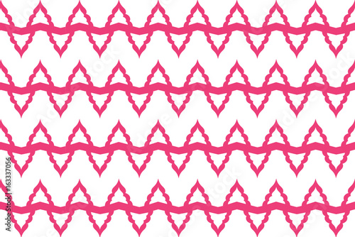 Pink zigzag line and stripe pattern