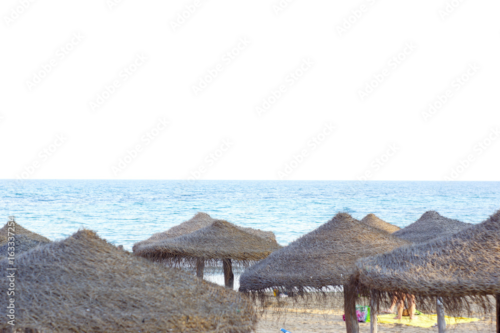 Mediterranean sea on spanish seaside. Torrevieja, Spain.