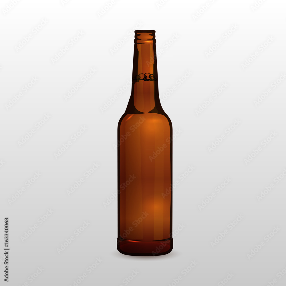 Beer bottle mock up for your design eps 10 Beer bottle mock up for your design eps 10