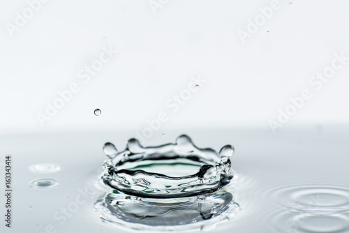 Photo of water splashes and ripples background