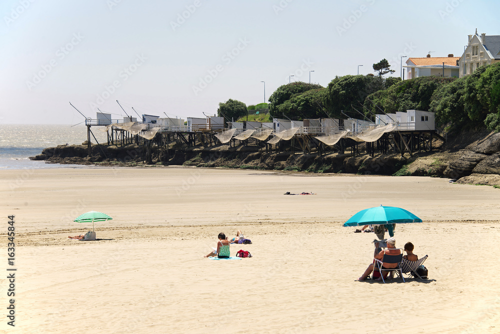 Fototapeta premium Strand von Royan am Atlantik