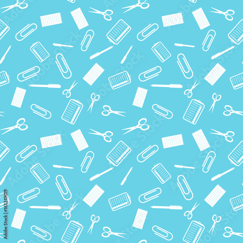 Bild auf Leinwand Seamless education pattern. Vector