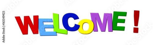 Welcome Letters Icon, color
