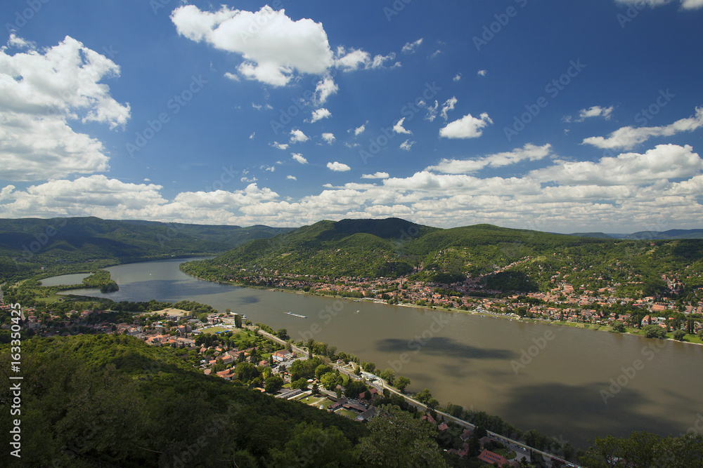 Danube bend at Visegrád