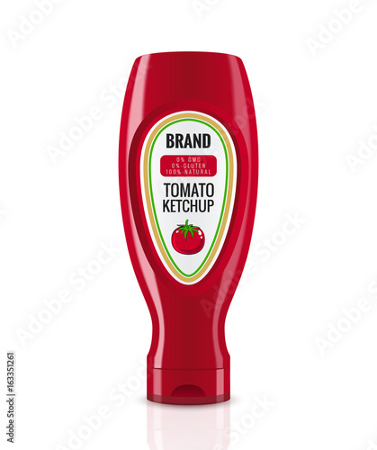 Vector Packing ketchup.