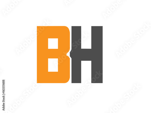 BH Initial Logo for your startup venture