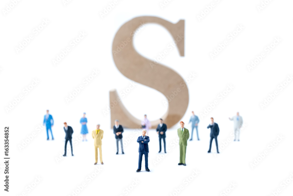 Miniature people teamwork with dollar sign background. Business concept. Miniature people teamwork with dollar sign background. Business concept.