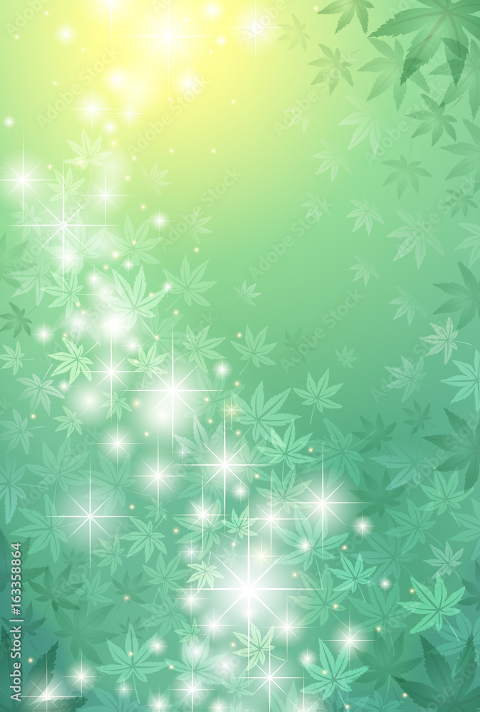 モミジ 新緑 背景 素材 モミジ 新緑 背景 素材