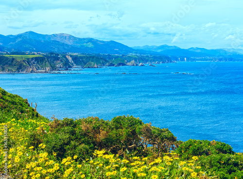 Cape Vidio coastline (Asturias, Spain).