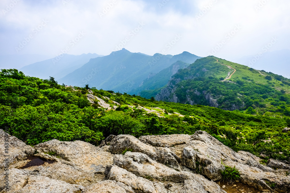 Fototapeta premium Youngnam Alps Trail, South Korea