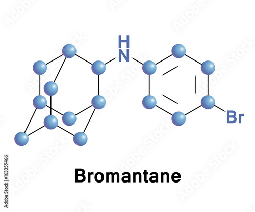 Bromantane, adamantylbromphenylamine, is an atypical psychostimulant