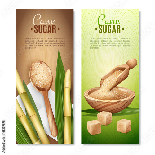 Cane Sugar Banners Set