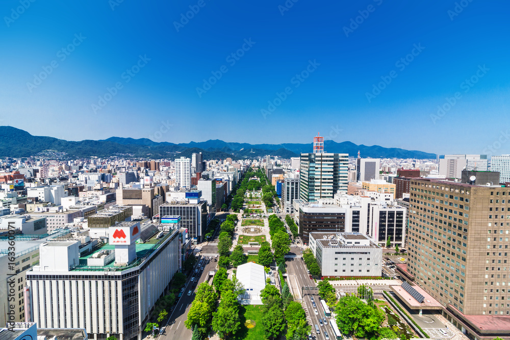 Obraz premium Perspektywy Hokkaido Sapporo Odori Park
