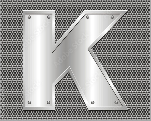 Metal letter 