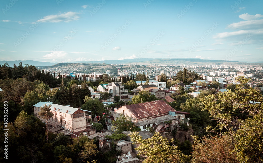 Old districts of Tbilisi. Georgia