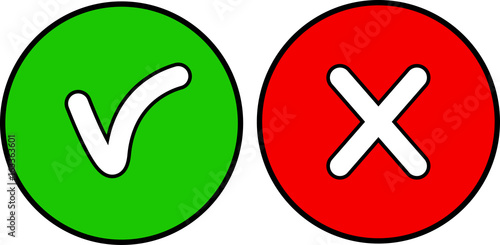 Icons for OK and REJECT