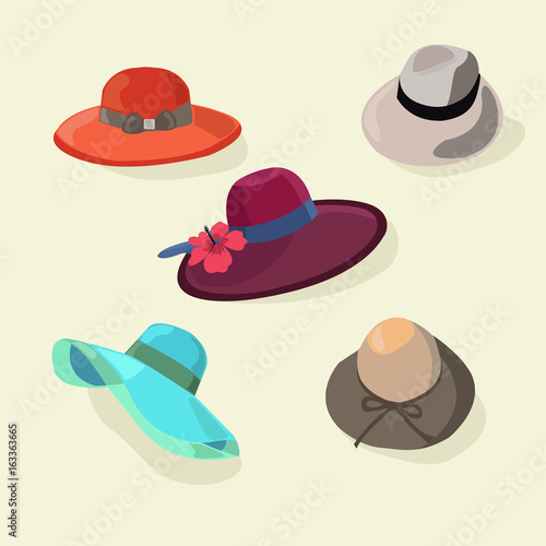  Hats Set Fashion for Men and Women Style Accessories