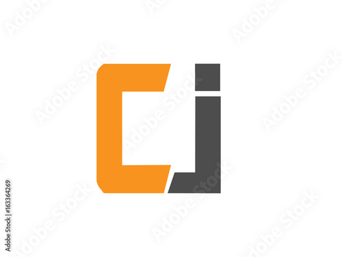 Fototapeta Naklejka Na Ścianę i Meble -  CJ Initial Logo for your startup venture