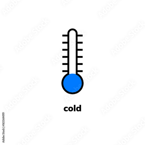 temperature icon, vector clip art