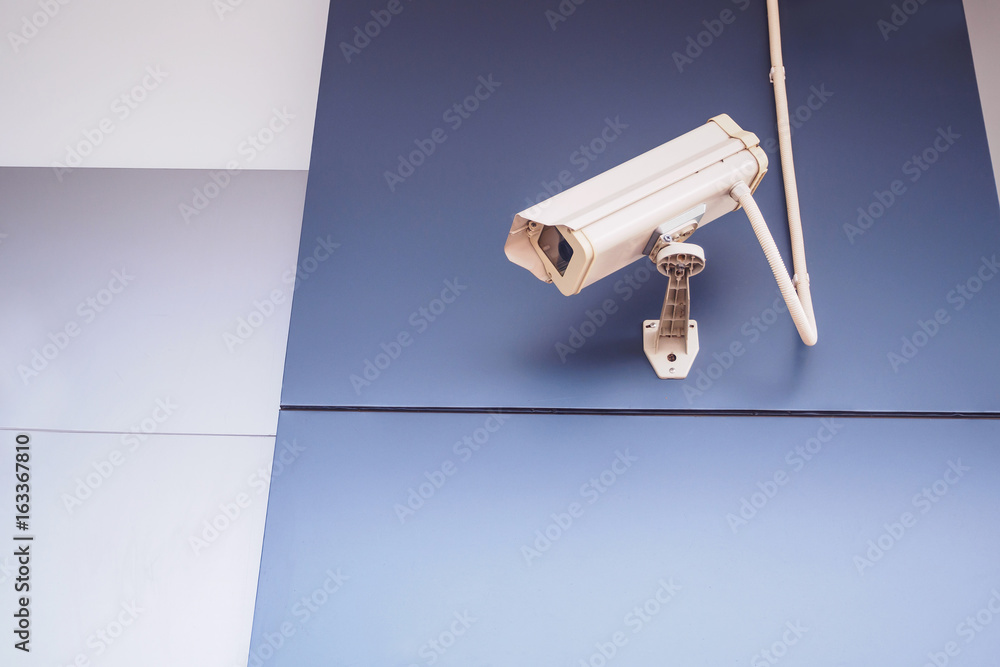 Security CCTV camera on the wall Security CCTV camera on the wall
