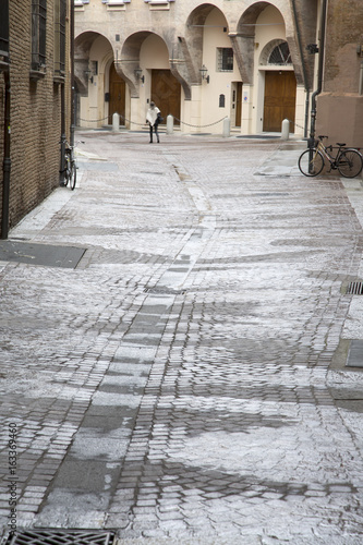 Empty Street in Bologna