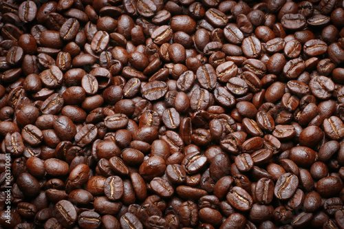  The Roasted coffee beans image closeup
