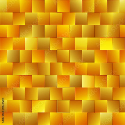 Pattern Tiled Wall Background. Seamless Geometric 3D Design.