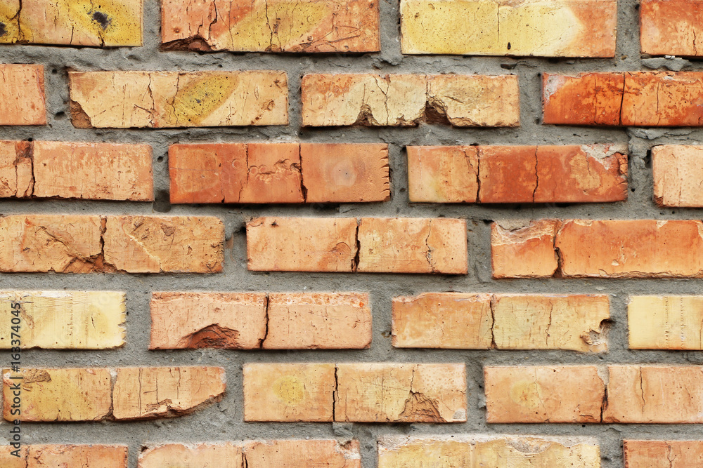 Fototapeta premium red brick wall background