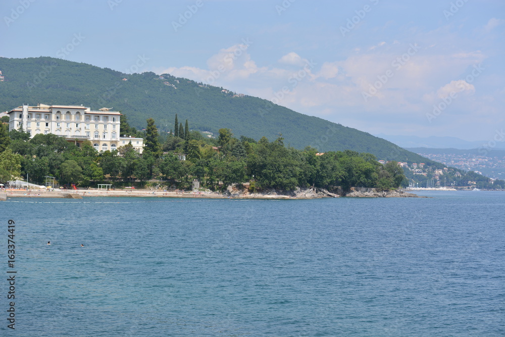 Fototapeta premium Lungomare near Opatija