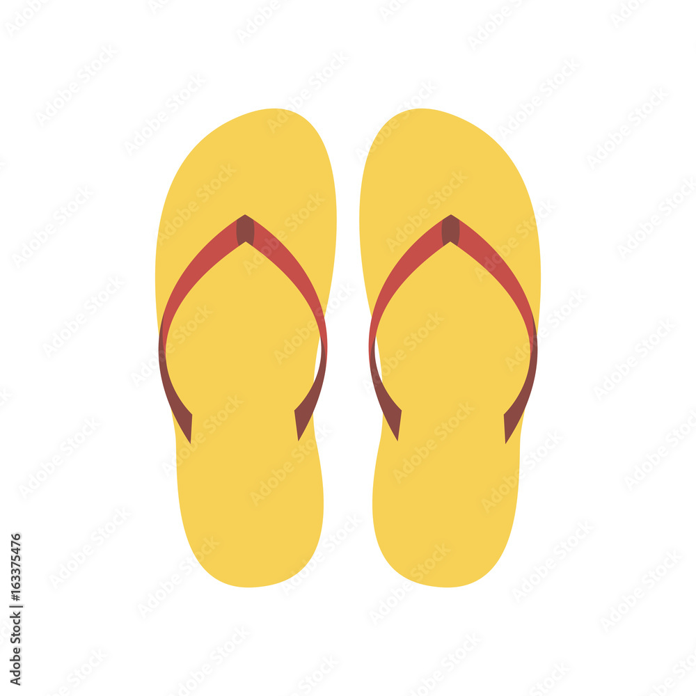 Flip-flops icon. Vector illustration Flip-flops icon. Vector illustration