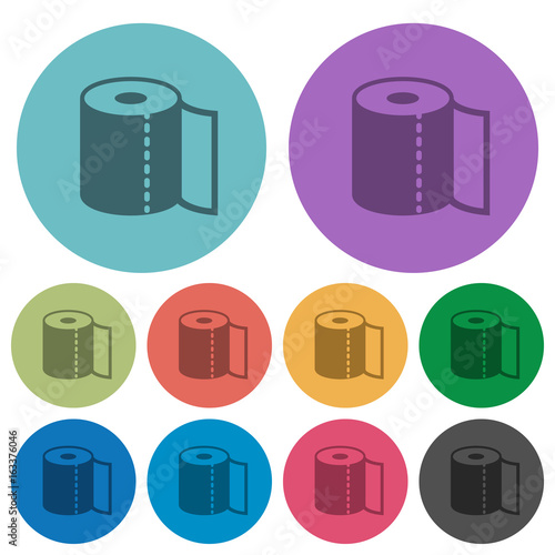 Paper towel color darker flat icons