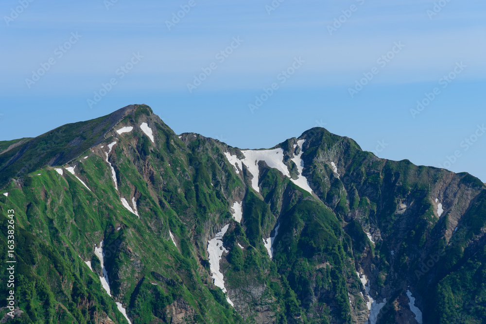 Fototapeta premium 北アルプス 鹿島槍ヶ岳