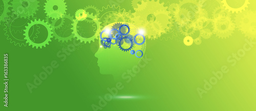 testa, colori, idee, cervello, idea, fantasia