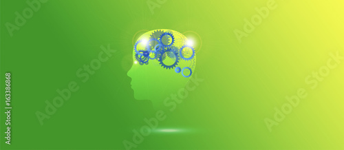 testa, colori, idee, cervello, idea, fantasia