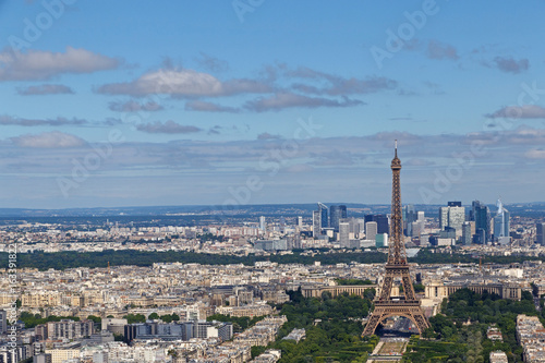 cityscape of Paris at summer day © romantiche