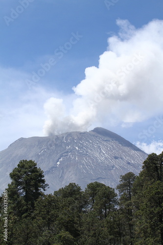 Popocatepetl Volcan near Mexico City