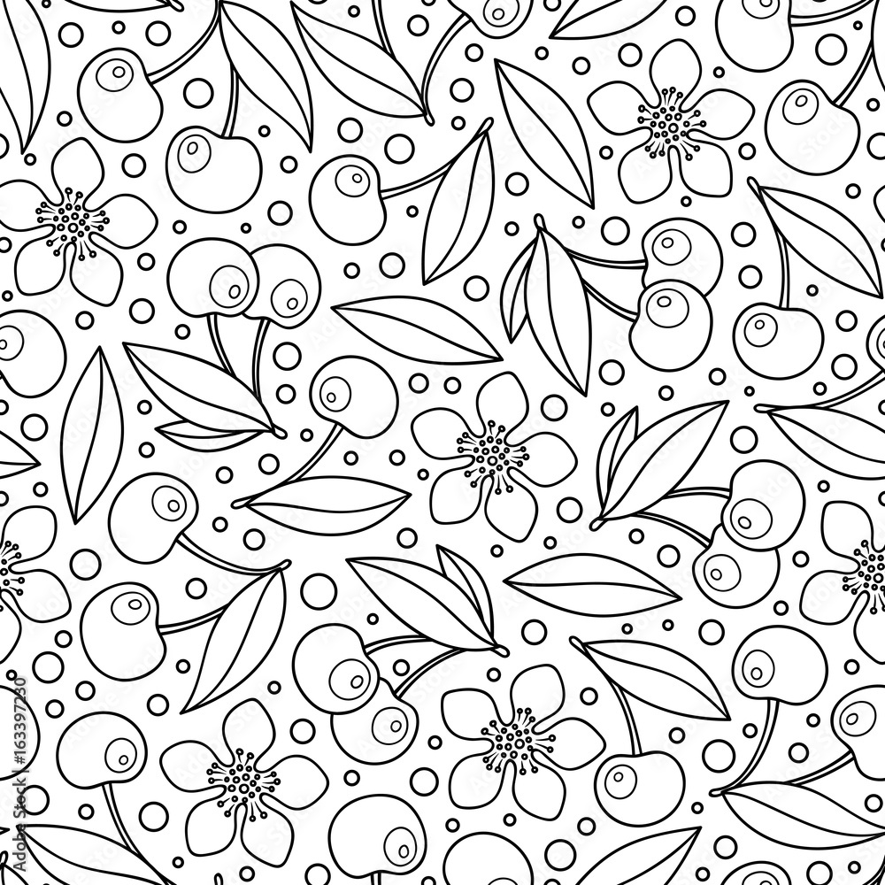 Seamless background in doodle style. Seamless background in doodle style.