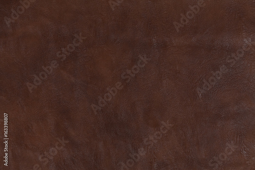 Close up of dark leather texture background surface