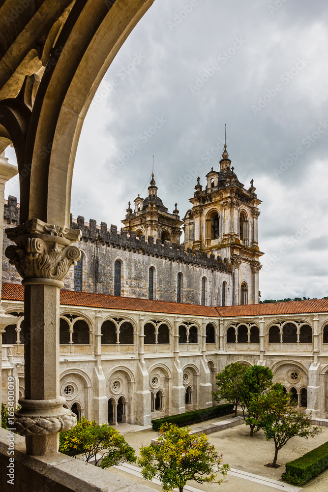 Portugal Alcobaca Medieval Roman Catholic Monastery church