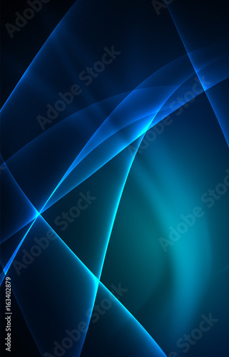 Vector polar lights concept background