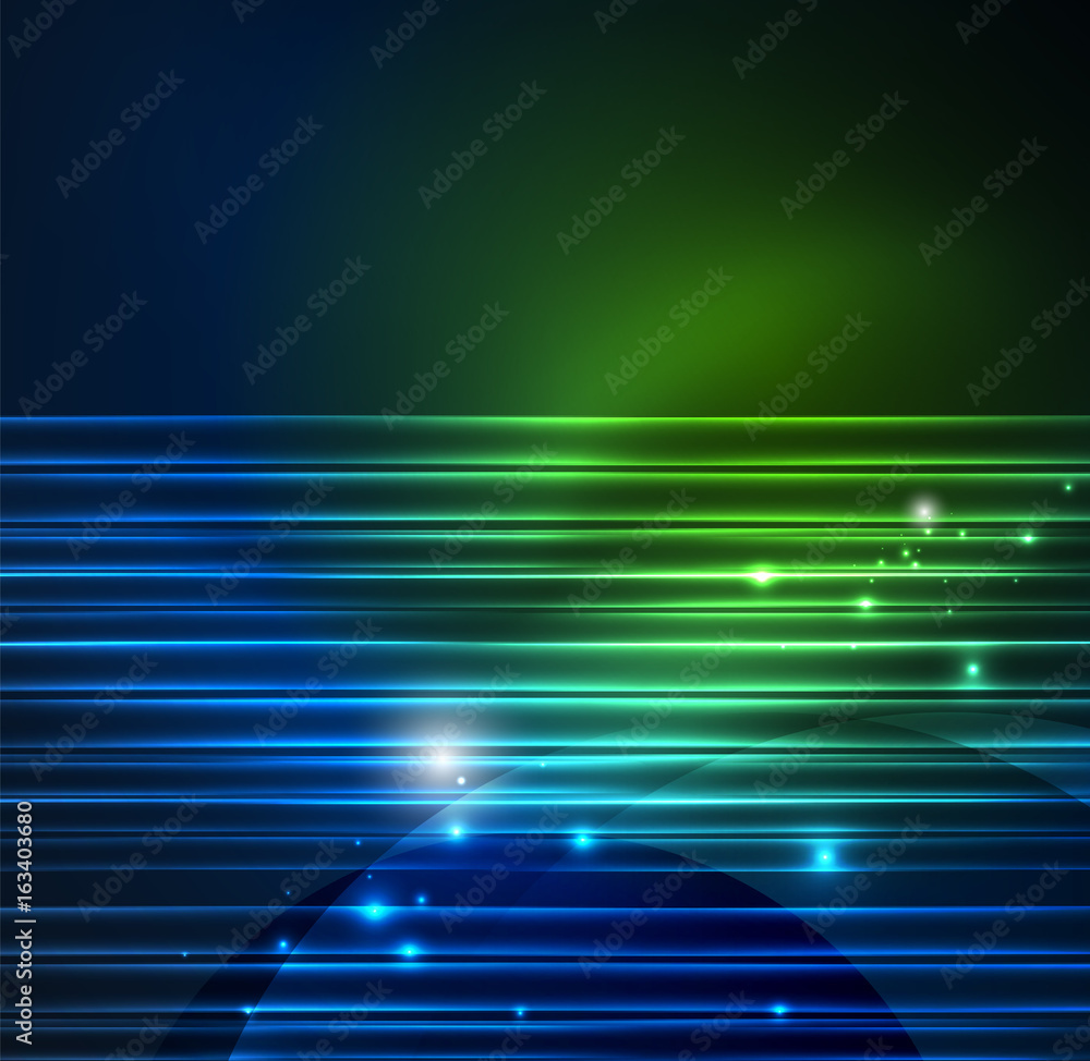 Glowing futuristic lines Glowing futuristic lines