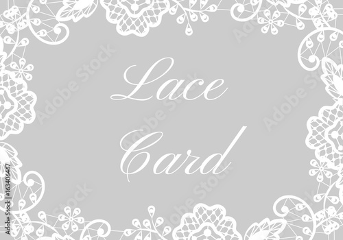 lace border card