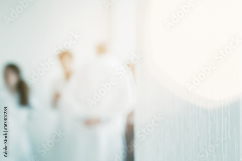 Background of doctors meeting. Medical and clean