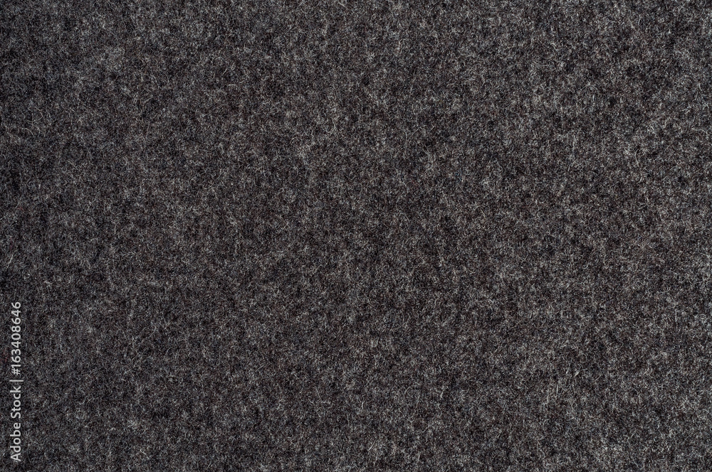 Fototapeta premium Dark felt. Texture for design and background.