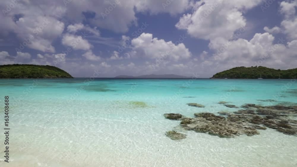 Tropical beach at Hawksnest Bay, St John, United States Virgin Islands Tropical beach at Hawksnest Bay, St John, United States Virgin Islands
