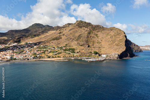 Machico bay on the east coast of Madeira Island, Portugal