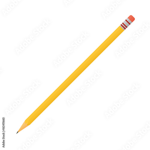 Isolated pencil illustration