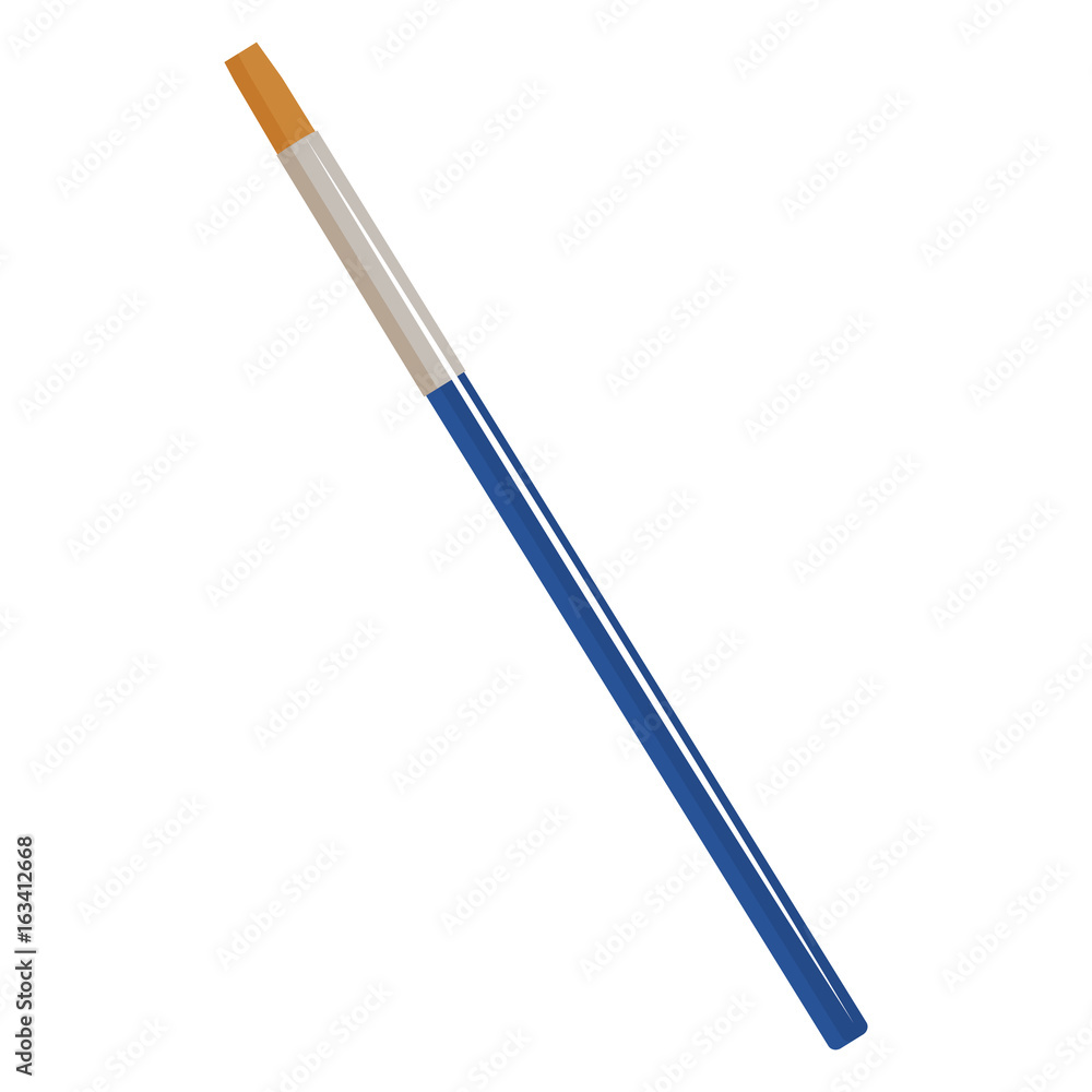 Isolated brush illustration Isolated brush illustration