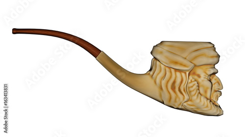 Canvas-taulu Meerschaum pipe - 3D render