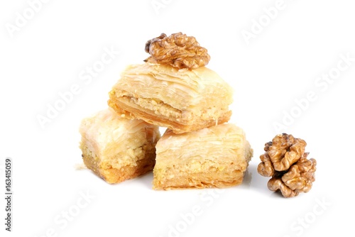 Arabic walnuts sweets photo